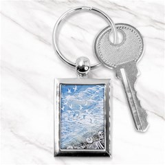 Coast Beach Shell Conch Water Key Chains (rectangle)  by Pakrebo