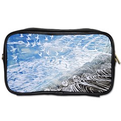 Coast Beach Shell Conch Water Toiletries Bag (one Side) by Pakrebo