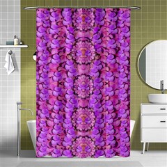 Paradise Blossom Tree On The Mountain High Shower Curtain 48  X 72  (small)  by pepitasart