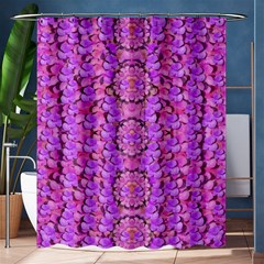 Paradise Blossom Tree On The Mountain High Shower Curtain 60  X 72  (medium)  by pepitasart