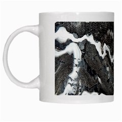 Cold Lava White Mugs by WILLBIRDWELL