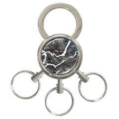 Cold Lava 3-ring Key Chains by WILLBIRDWELL