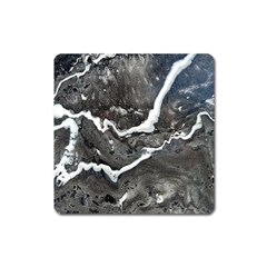 Cold Lava Square Magnet by WILLBIRDWELL