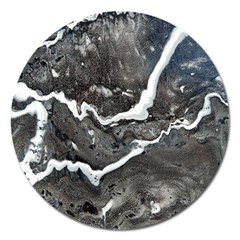 Cold Lava Magnet 5  (round) by WILLBIRDWELL