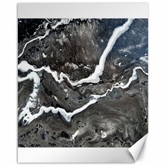 Cold Lava Canvas 16  X 20  by WILLBIRDWELL