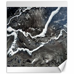 Cold Lava Canvas 20  X 24  by WILLBIRDWELL