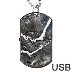 Cold Lava Dog Tag Usb Flash (two Sides) by WILLBIRDWELL