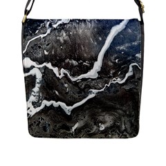 Cold Lava Flap Closure Messenger Bag (l) by WILLBIRDWELL