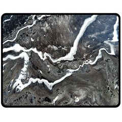 Cold Lava Double Sided Fleece Blanket (medium)  by WILLBIRDWELL