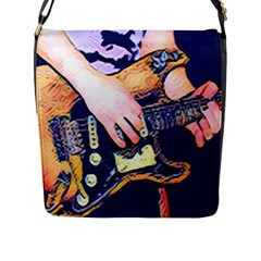 Stevie Ray Flap Closure Messenger Bag (L)