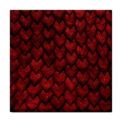 Red Dragon Tile Coasters by LalaChandra