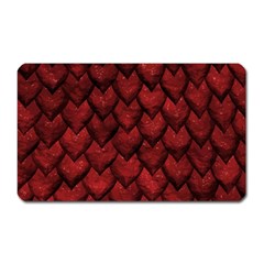 Red Dragon Magnet (rectangular)