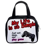 My Life Is Simple Classic Handbag (Two Sides) Front