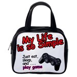 My Life Is Simple Classic Handbag (Two Sides) Back