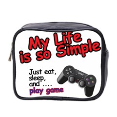 My Life Is Simple Mini Toiletries Bag (two Sides) by Ergi2000