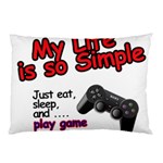 My Life Is Simple Pillow Case (Two Sides) Front