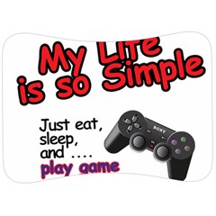 My Life Is Simple Velour Seat Head Rest Cushion by Ergi2000