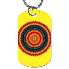 Art Decoration Wallpaper Bright Dog Tag (one Side) by Pakrebo