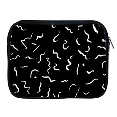 Scribbles Lines Drawing Picture Apple Ipad 2/3/4 Zipper Cases by Pakrebo