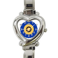 Design Circular Round Pattern Heart Italian Charm Watch