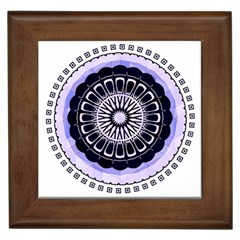 Design Circular Pattern Mandala Framed Tiles