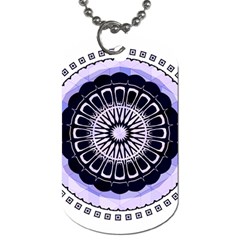 Design Circular Pattern Mandala Dog Tag (One Side)