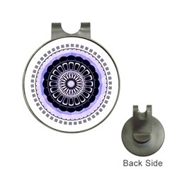 Design Circular Pattern Mandala Hat Clips with Golf Markers