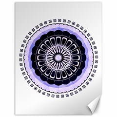 Design Circular Pattern Mandala Canvas 12  x 16 