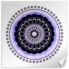 Design Circular Pattern Mandala Canvas 16  X 16  by Pakrebo