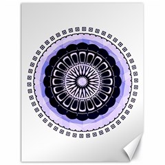 Design Circular Pattern Mandala Canvas 18  X 24  by Pakrebo