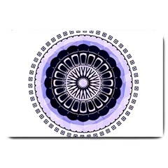 Design Circular Pattern Mandala Large Doormat 