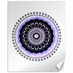 Design Circular Pattern Mandala Canvas 11  X 14  by Pakrebo