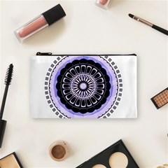 Design Circular Pattern Mandala Cosmetic Bag (Small)