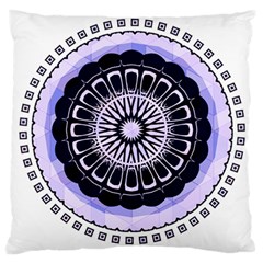 Design Circular Pattern Mandala Large Cushion Case (One Side)