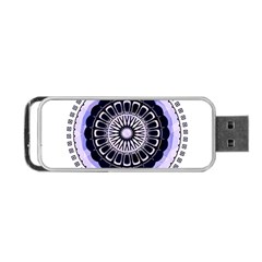 Design Circular Pattern Mandala Portable Usb Flash (one Side) by Pakrebo