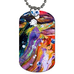 Abstract Modern Detail Color Dog Tag (two Sides) by Pakrebo