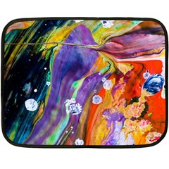 Abstract Modern Detail Color Double Sided Fleece Blanket (mini)  by Pakrebo