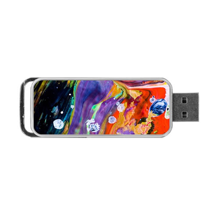 Abstract Modern Detail Color Portable USB Flash (One Side)