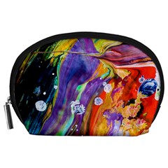 Abstract Modern Detail Color Accessory Pouch (large) by Pakrebo