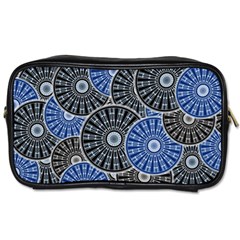 Cog Gear Wheel Engineering Round Toiletries Bag (one Side) by Pakrebo