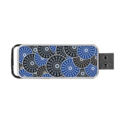 Cog Gear Wheel Engineering Round Portable Usb Flash (one Side) by Pakrebo