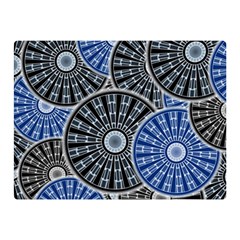 Cog Gear Wheel Engineering Round Double Sided Flano Blanket (mini)  by Pakrebo