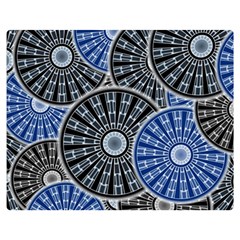 Cog Gear Wheel Engineering Round Double Sided Flano Blanket (medium)  by Pakrebo