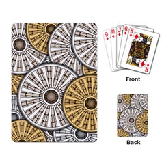 Gears Round Header Banner Cog Playing Cards Single Design by Pakrebo