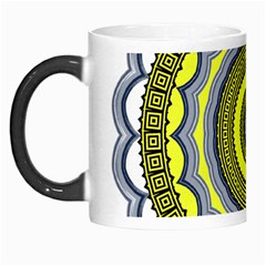 Mandala Pattern Round Ethnic Morph Mugs by Pakrebo