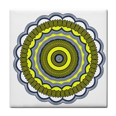 Mandala Pattern Round Ethnic Face Towel by Pakrebo