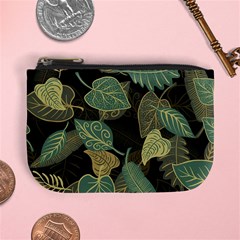 Autumn Fallen Leaves Dried Leaves Mini Coin Purse by Pakrebo