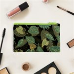 Autumn Fallen Leaves Dried Leaves Cosmetic Bag (XS) Back