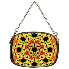 Fractal Art Design Pattern Chain Purse (one Side)