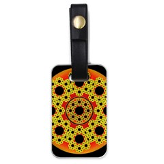 Fractal Art Design Pattern Luggage Tags (one Side)  by Pakrebo